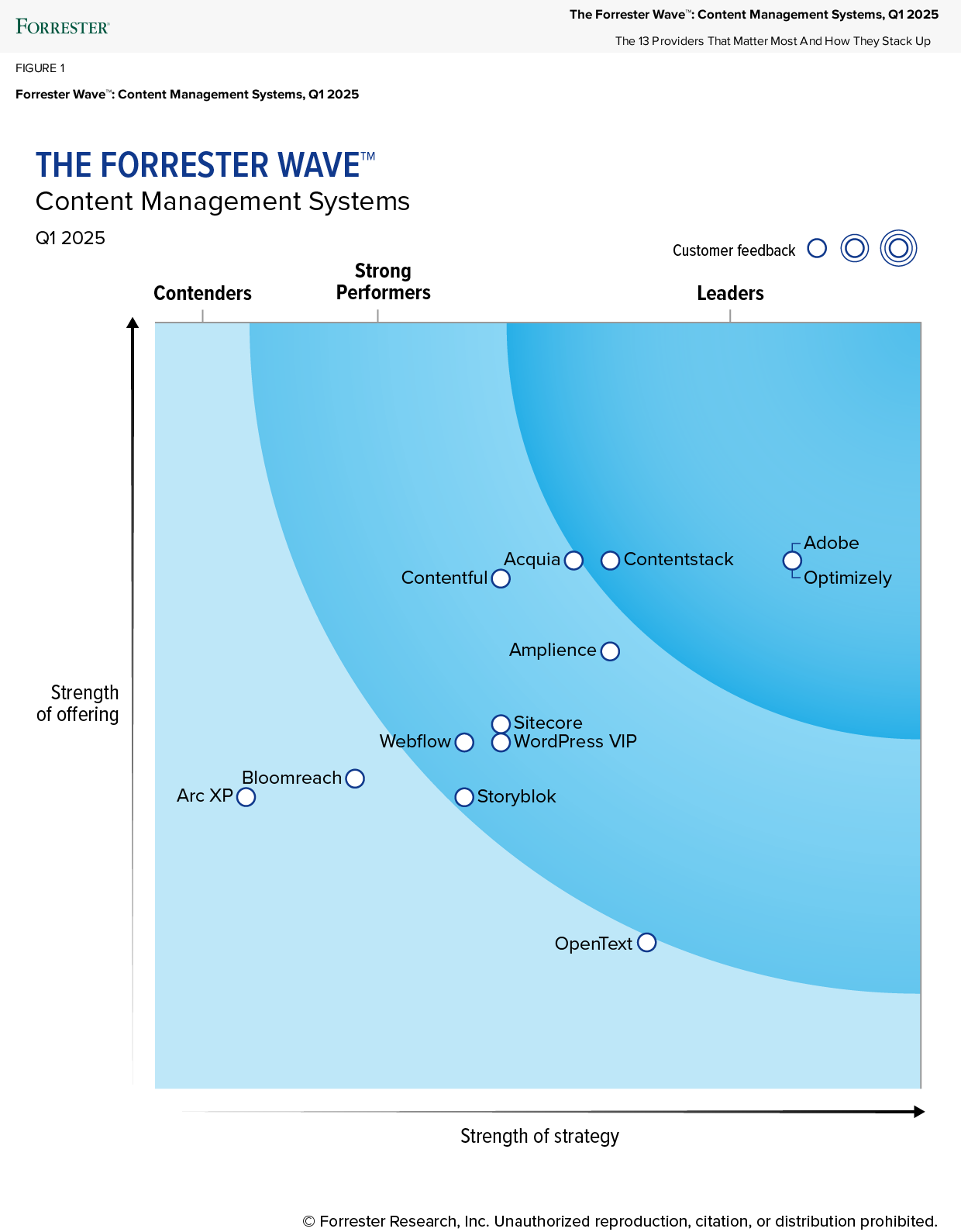 The Forrester Wave™: Content Management Systems, Q1 2025