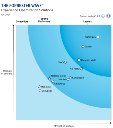 Graf over Forrester Wave: Experience Optimization Solutions, Q4 2024