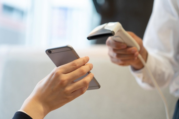 a doctor using a cell phone